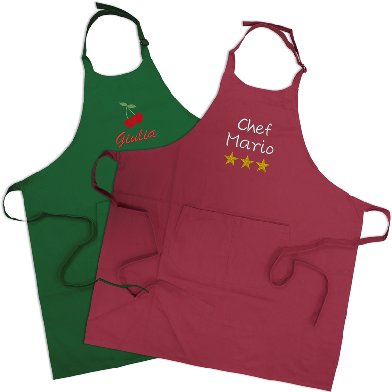 Adult embroidered aprons Adult embroidered aprons