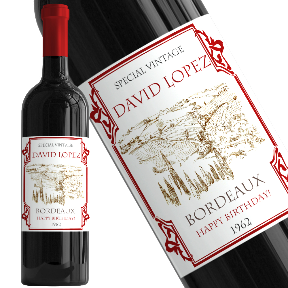 Wine name label Wine name label