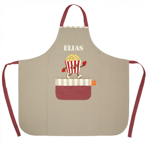 Personalised Children's Apron Popcorn Personalised Children's Apron Popcorn
