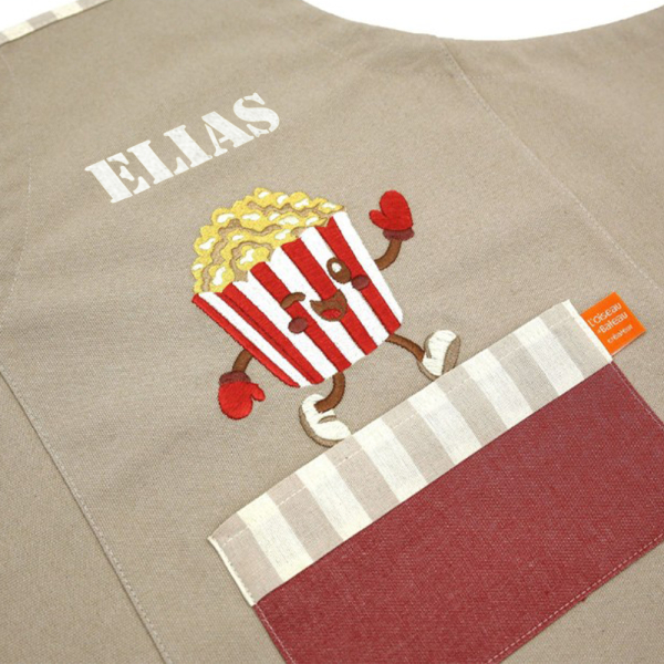 Personalised Children's Apron Popcorn Personalised Children's Apron Popcorn