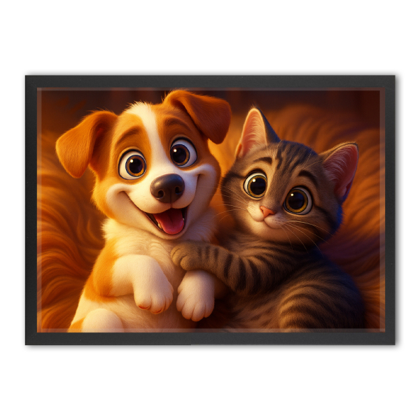 Animal portrait in the style of a 3D animated film Animal portrait in the style of a 3D animated film