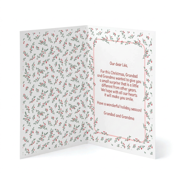 Christmas Card Red Berries Christmas Card Red Berries