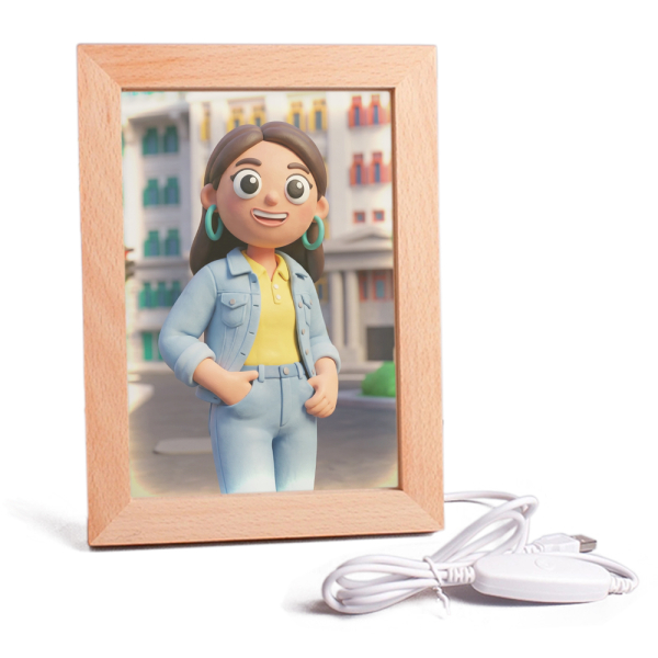 Clay Art style portrait based on a photo Clay Art style portrait based on a photo