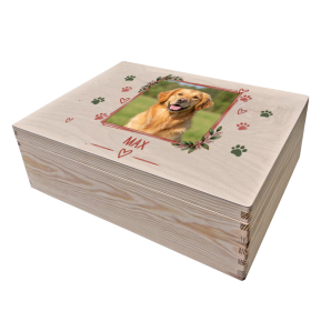 Personalised storage box for dogs and cats Personalised storage box for dogs and cats