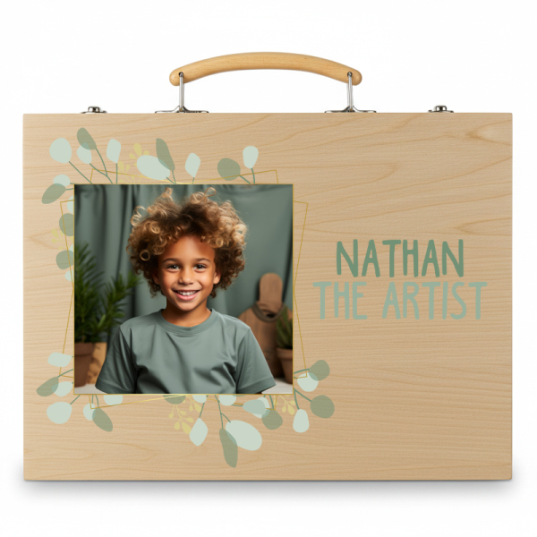 Personalised drawing case with photo and name Personalised drawing case with photo and name