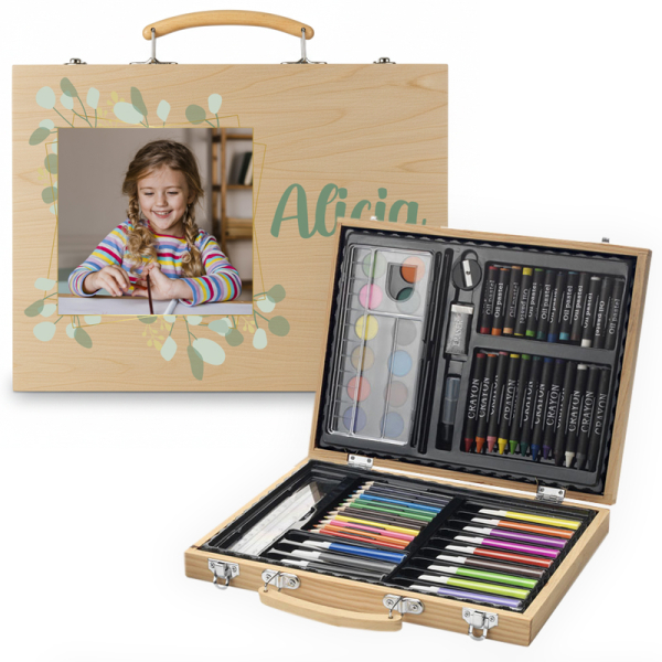 Personalised drawing case with photo and name Personalised drawing case with photo and name