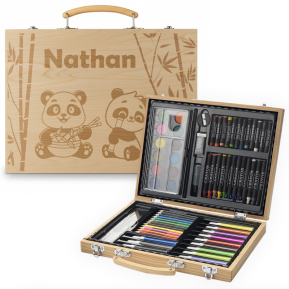 Personalised panda drawing case Personalised panda drawing case