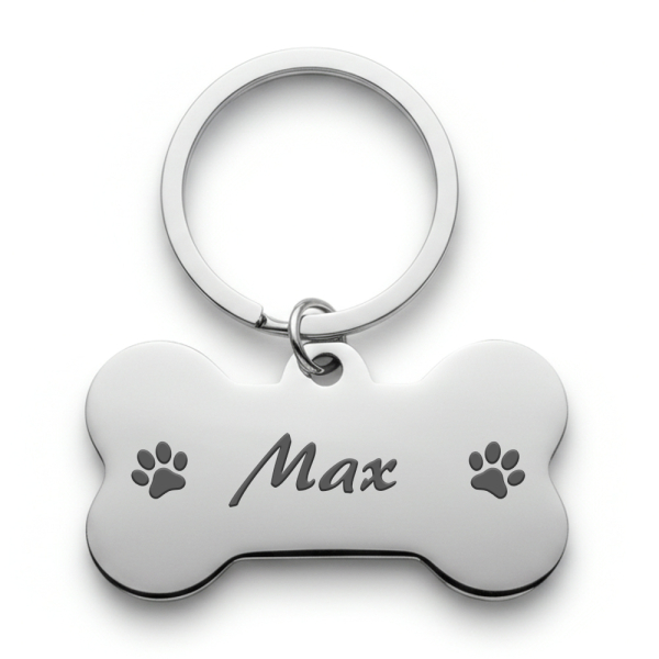Engraved bone dog tag Engraved bone dog tag