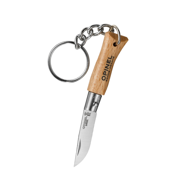 Engraved Opinel knife keyring Engraved Opinel knife keyring