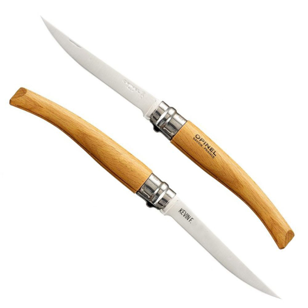 Engraved Opinel No. 10 slim knife Engraved Opinel No. 10 slim knife