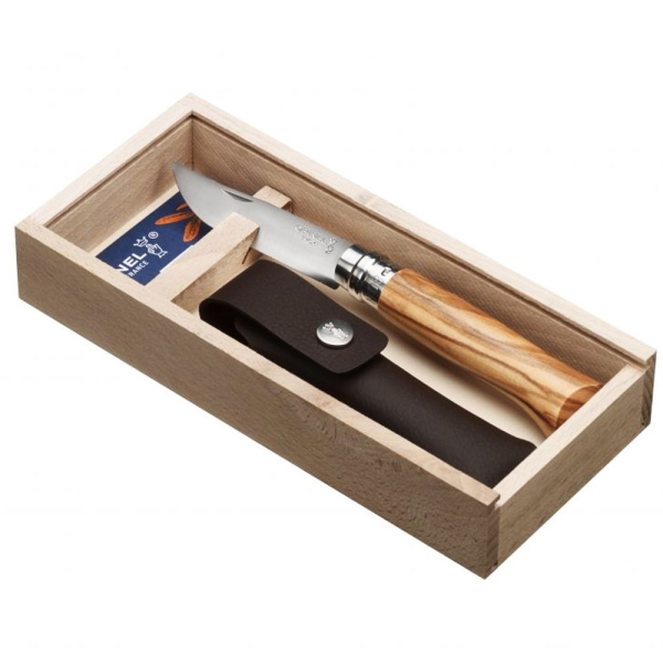 Engraved Opinel No.8 Olive Knife Gift Box Engraved Opinel No.8 Olive Knife Gift Box