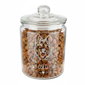 Engraved treat jar for dogs Engraved treat jar for dogs