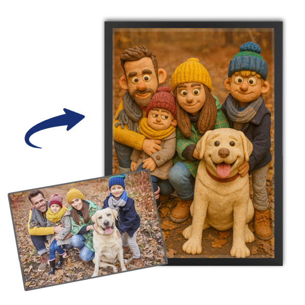 Modelling clay-style caricature from a photo Modelling clay-style caricature from a photo