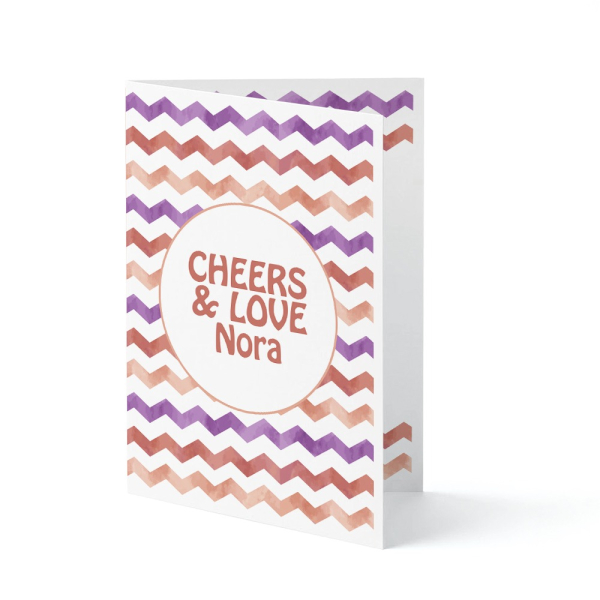 Greeting card Waves Greeting card Waves