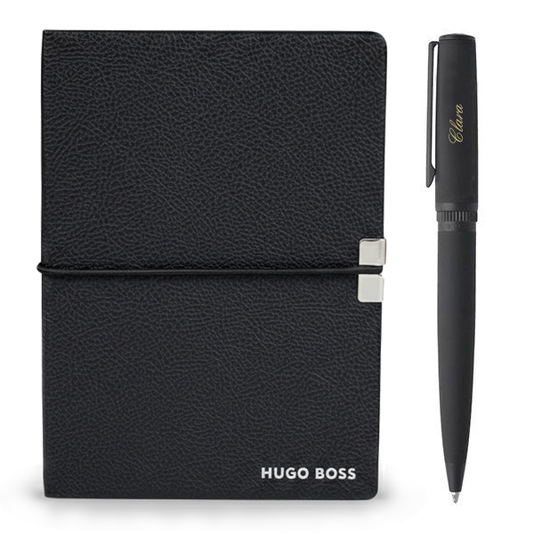 Hugo Boss gift set with notebook and ballpoint pen Hugo Boss gift set with notebook and ballpoint pen