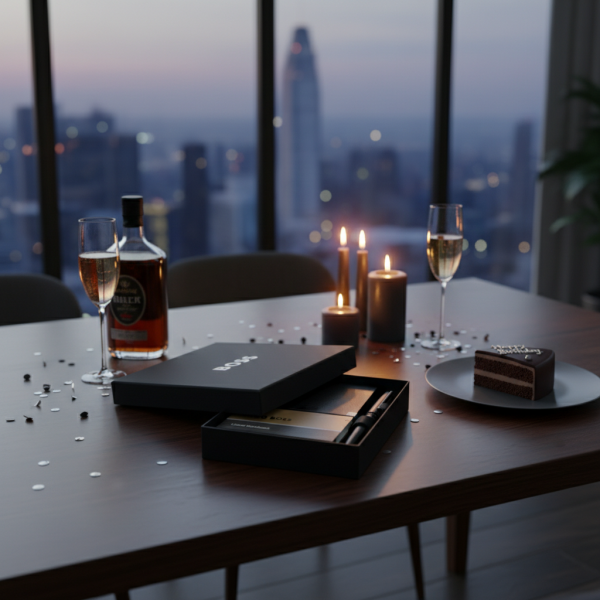 Hugo Boss gift set with notebook and ballpoint pen Hugo Boss gift set with notebook and ballpoint pen