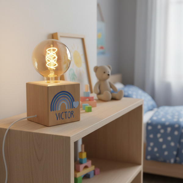 Filament Bulb Lamp Printed Rainbow Filament Bulb Lamp Printed Rainbow
