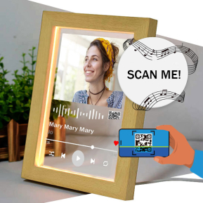 LED frame with photo and personalised song LED frame with photo and personalised song