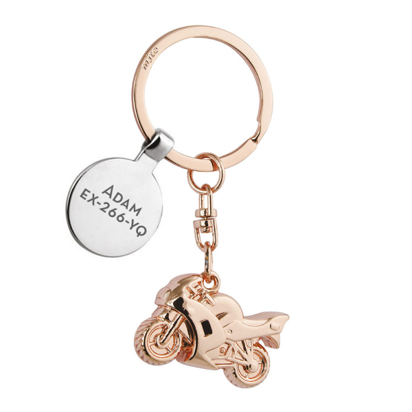 Motorcycle keychain engraved Motorcycle keychain engraved