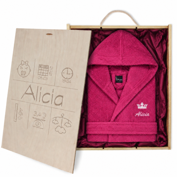 Personalised bathrobe set 2 to 12 years Personalised bathrobe set 2 to 12 years