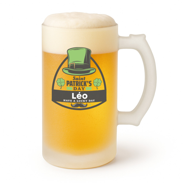 Personalised beer mug Saint Patrick Personalised beer mug Saint Patrick