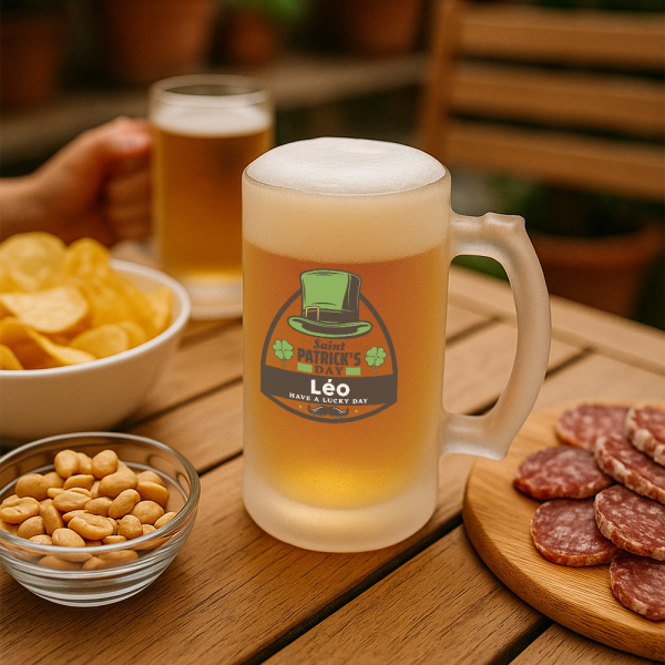 Personalised beer mug Saint Patrick Personalised beer mug Saint Patrick