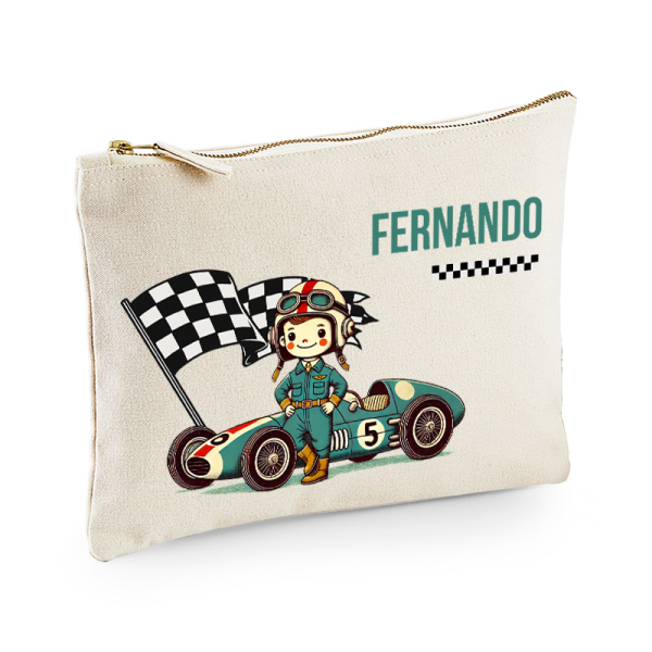 Personalised F1 driver pouch Personalised F1 driver pouch