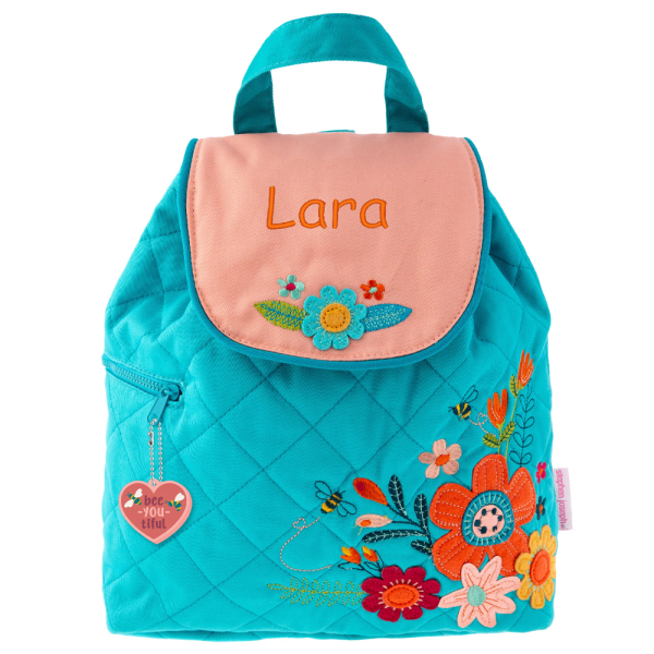 Personalised Floral Backpack Personalised Floral Backpack