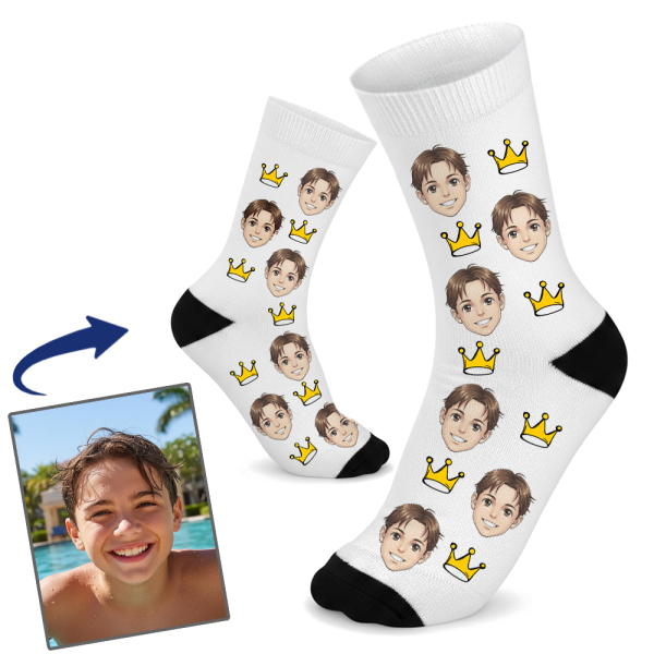 Personalised manga-style socks Personalised manga-style socks