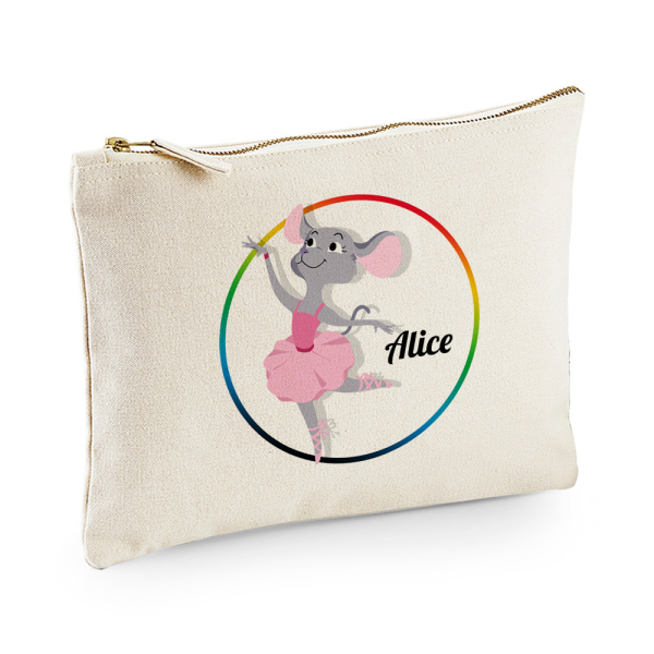Personalised multi-purpose pouch with sports animal motif Personalised multi-purpose pouch with sports animal motif