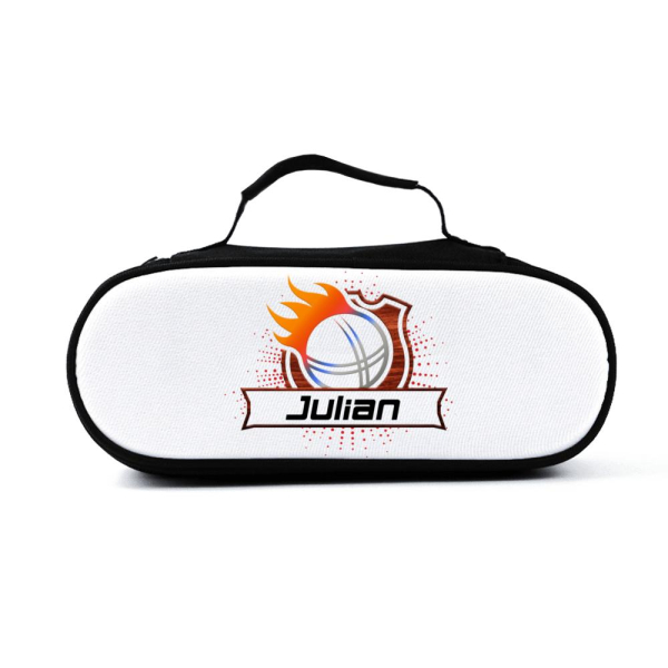 Personalised pétanque bag with crest Personalised pétanque bag with crest