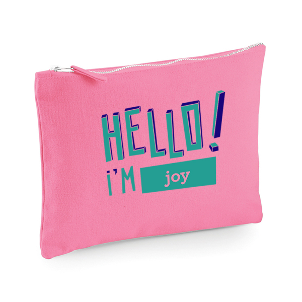 Personalised pouch HELLO Personalised pouch HELLO