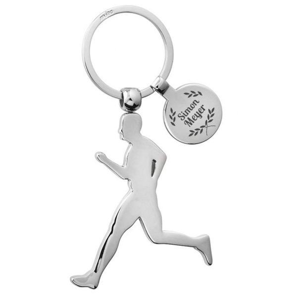 Personalised running keychain Personalised running keychain