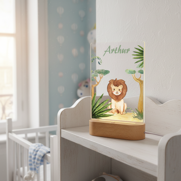 Personalised savannah night light Personalised savannah night light