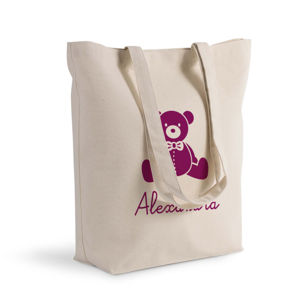 Personalised tote bag with text and design Personalised tote bag with text and design