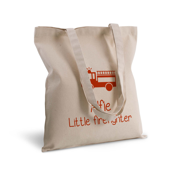 Personalised tote bag with text and design Personalised tote bag with text and design