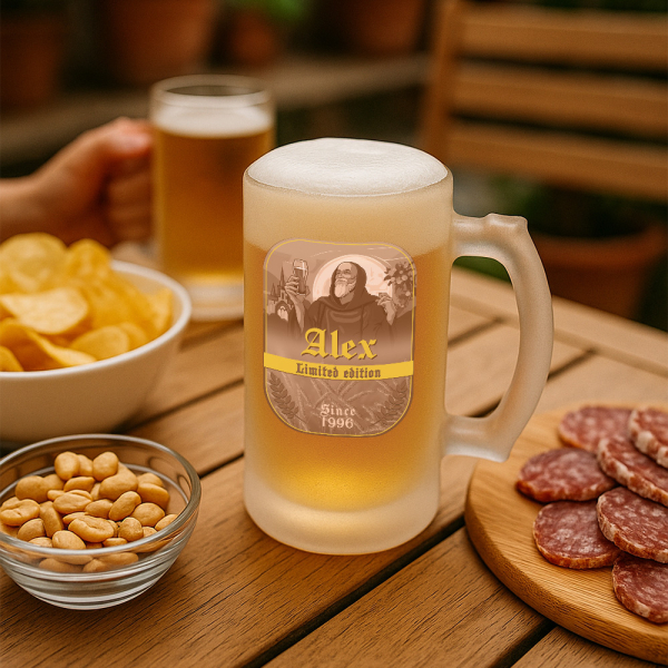 Personalised Trappist beer mug Personalised Trappist beer mug