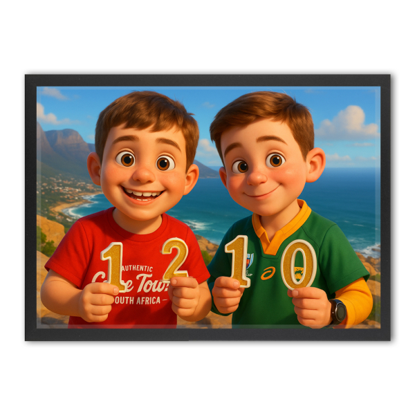 Photo montage for a 3D animation-style portrait Photo montage for a 3D animation-style portrait