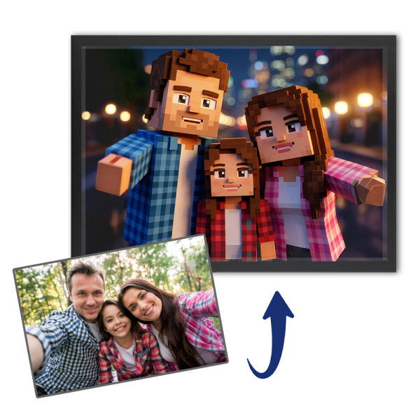 Pixel video game style portrait Pixel video game style portrait