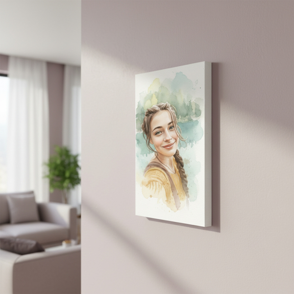 Watercolour portrait based on a photo Watercolour portrait based on a photo