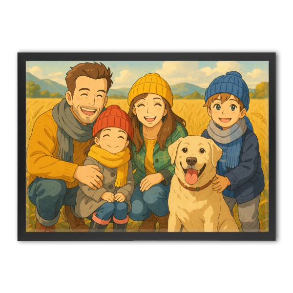 Portrait in Japanese animation style based on a photo Portrait in Japanese animation style based on a photo