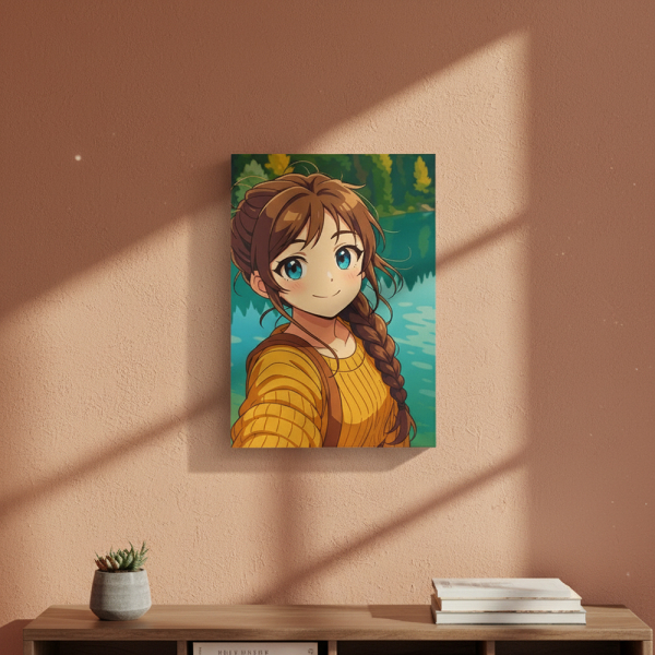 Manga-style portrait based on a photo Manga-style portrait based on a photo