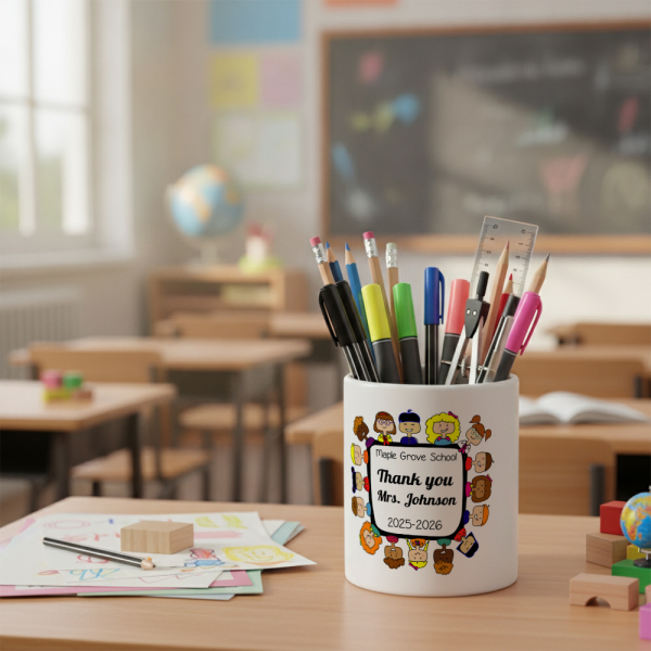 Personalised pencil pot Thank You Teacher Personalised pencil pot Thank You Teacher