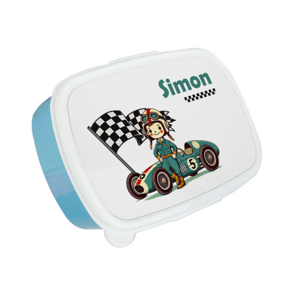 Printed F1 pilot snack box Printed F1 pilot snack box