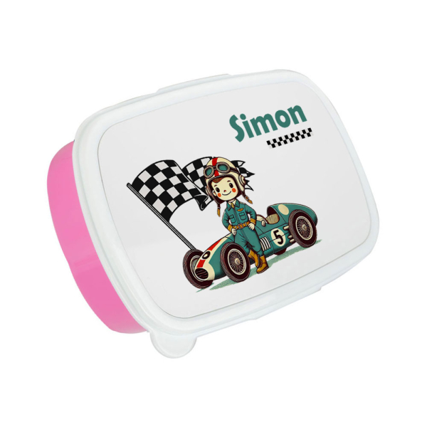 Printed F1 pilot snack box Printed F1 pilot snack box