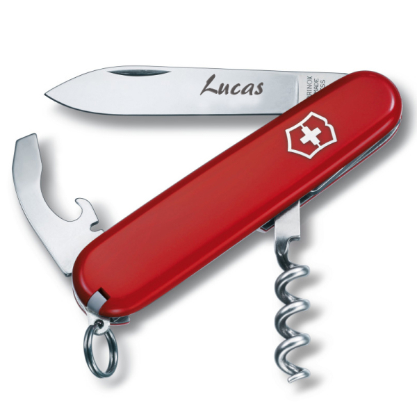 Red Swiss Army Knife with name Red Swiss Army Knife with name