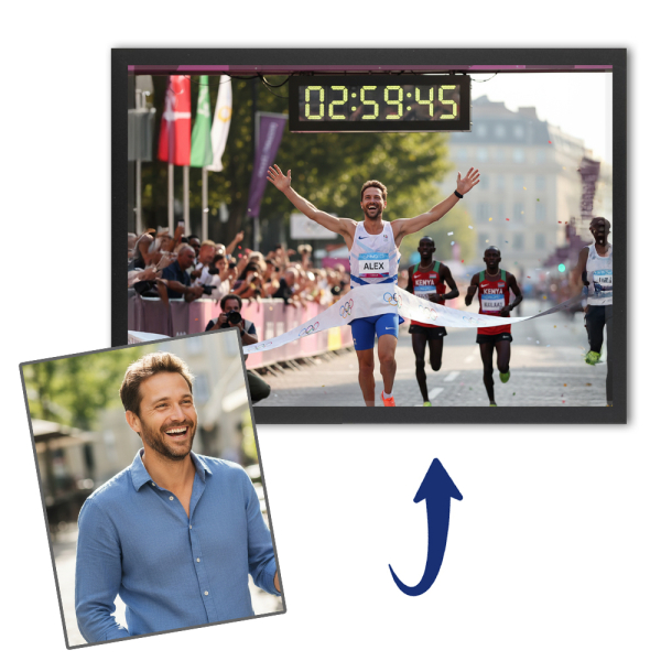 Personalised sports legend portrait Personalised sports legend portrait