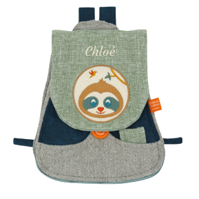 Personalised backpack with sloth design Personalised backpack with sloth design