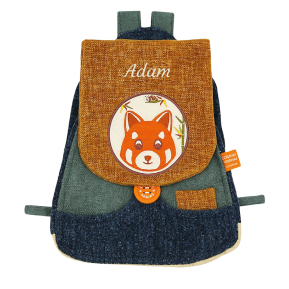Personalised red panda backpack Personalised red panda backpack