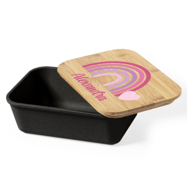 Snack box with rainbow Snack box with rainbow